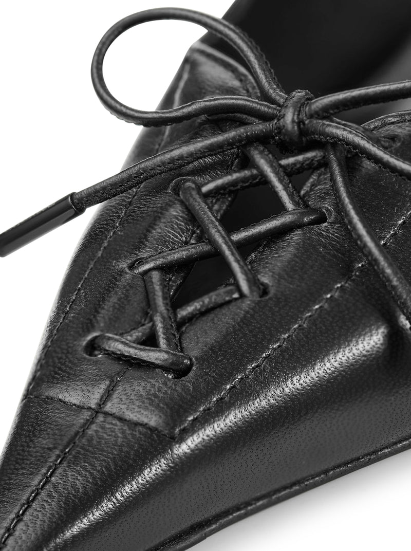 SCARLETT 95 BLACK NAPPA PUMP