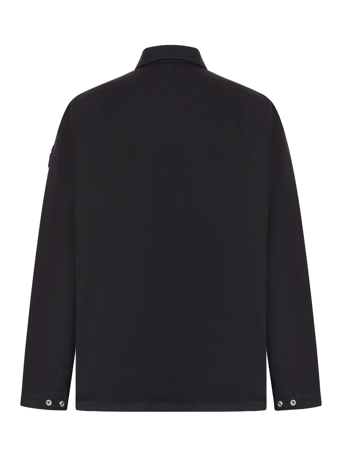 ORGANIC COTTON ZIP-UP OVERSHIRT WITH REMOVABLE BADGE – Suit Negozi Row
