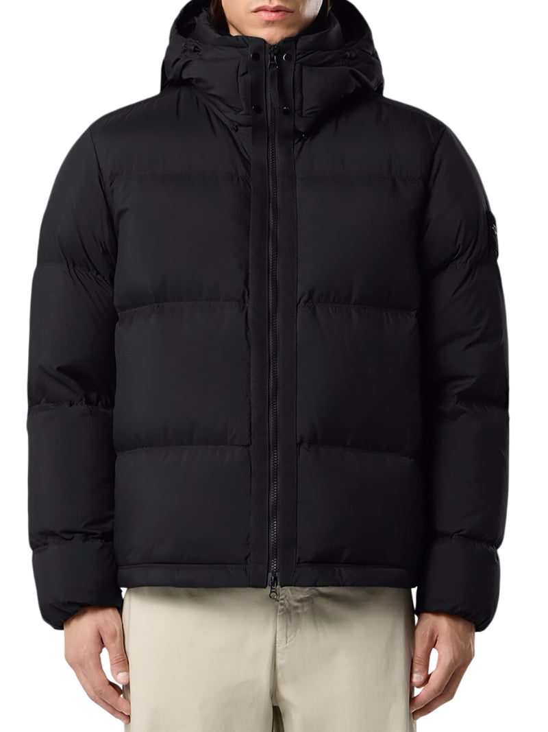 TEAR-PROOF DOWN JACKET WITH DETACHABLE HOOD