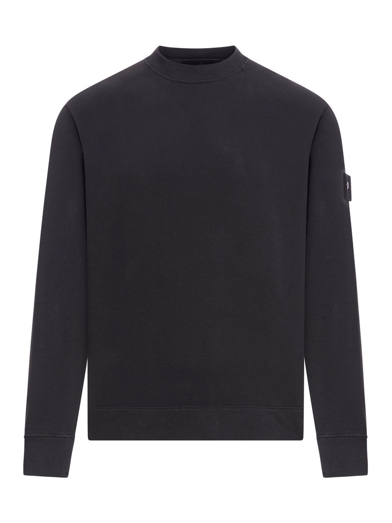CREW NECK SWEATSHIRT WITH GHOST BADGE