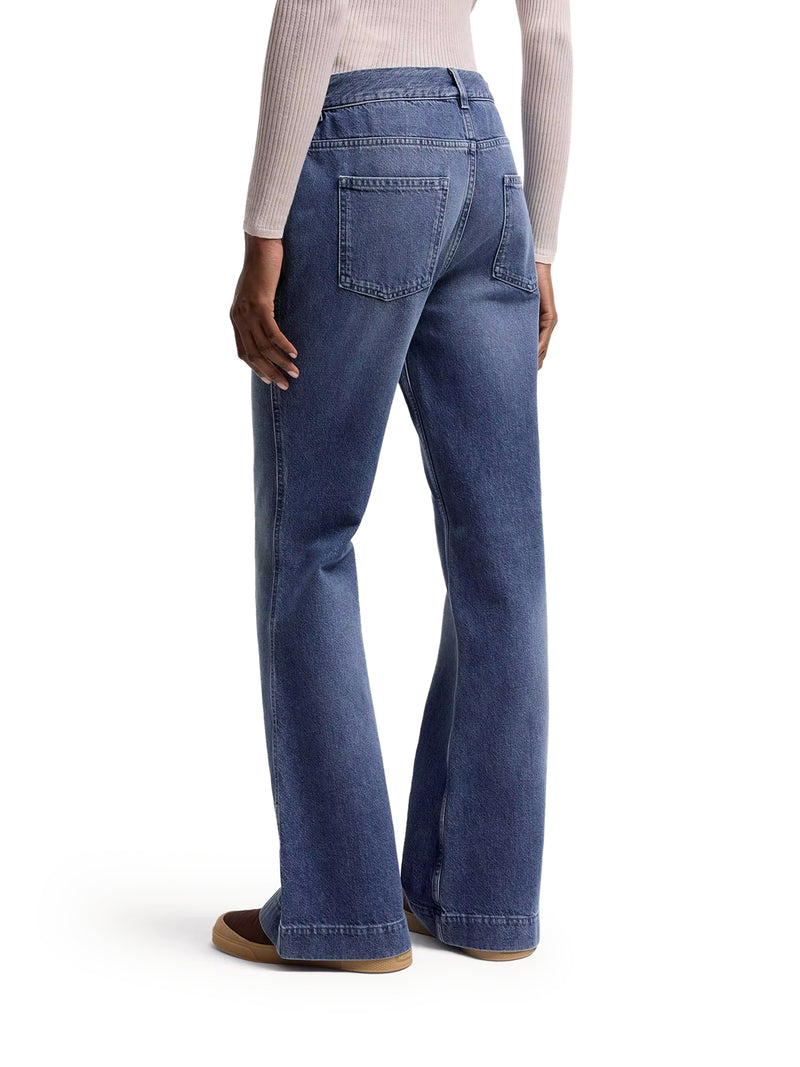 WIDE LEG DENIM JEANS