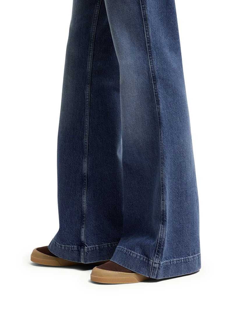 WIDE LEG DENIM JEANS