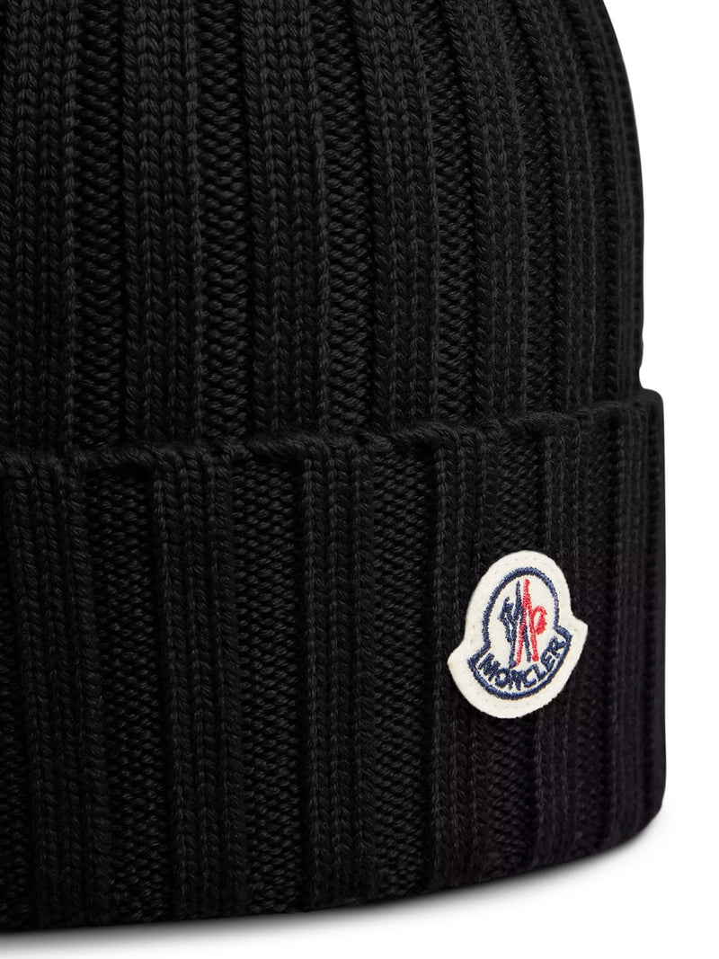 LOGO-EMBROIDERED WOOL BEANIE
