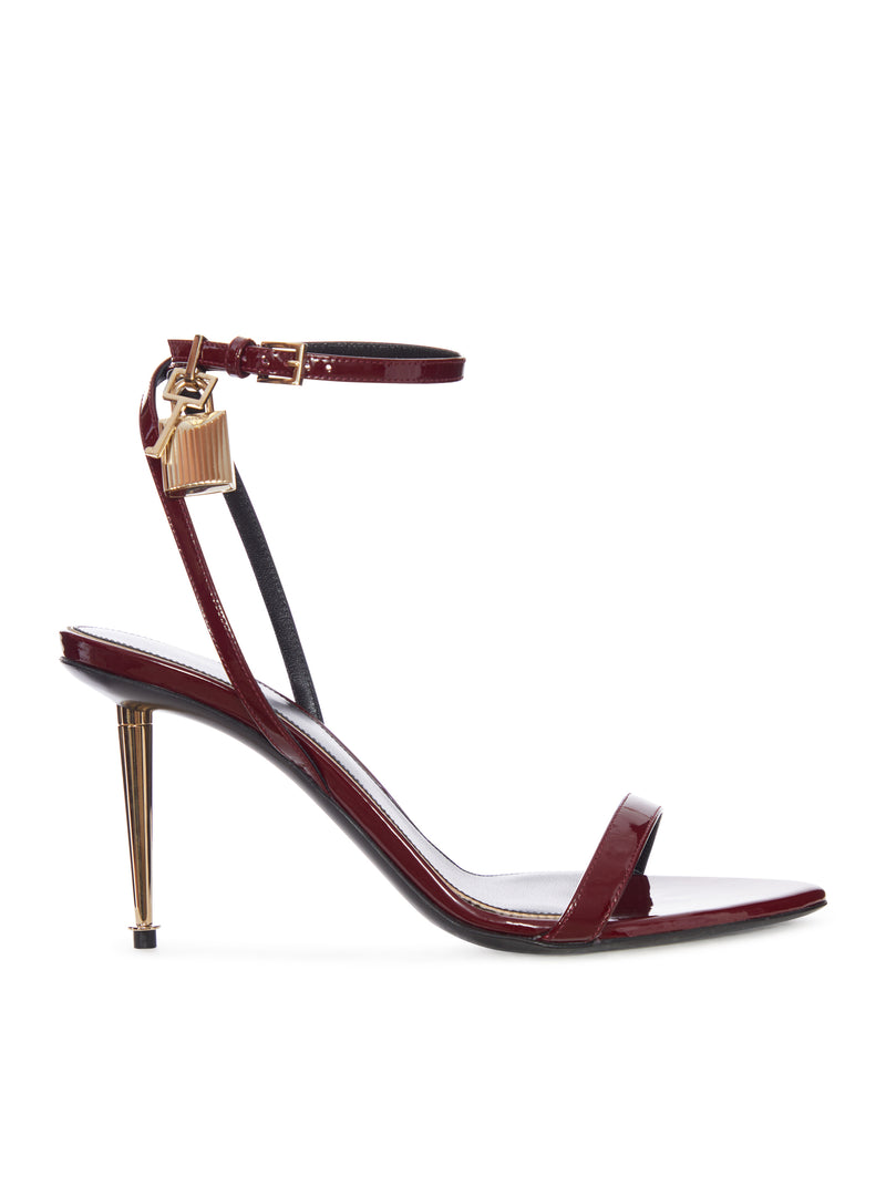 PATENT LEATHER PUMPS WITH HIGH STILETTO HEEL
