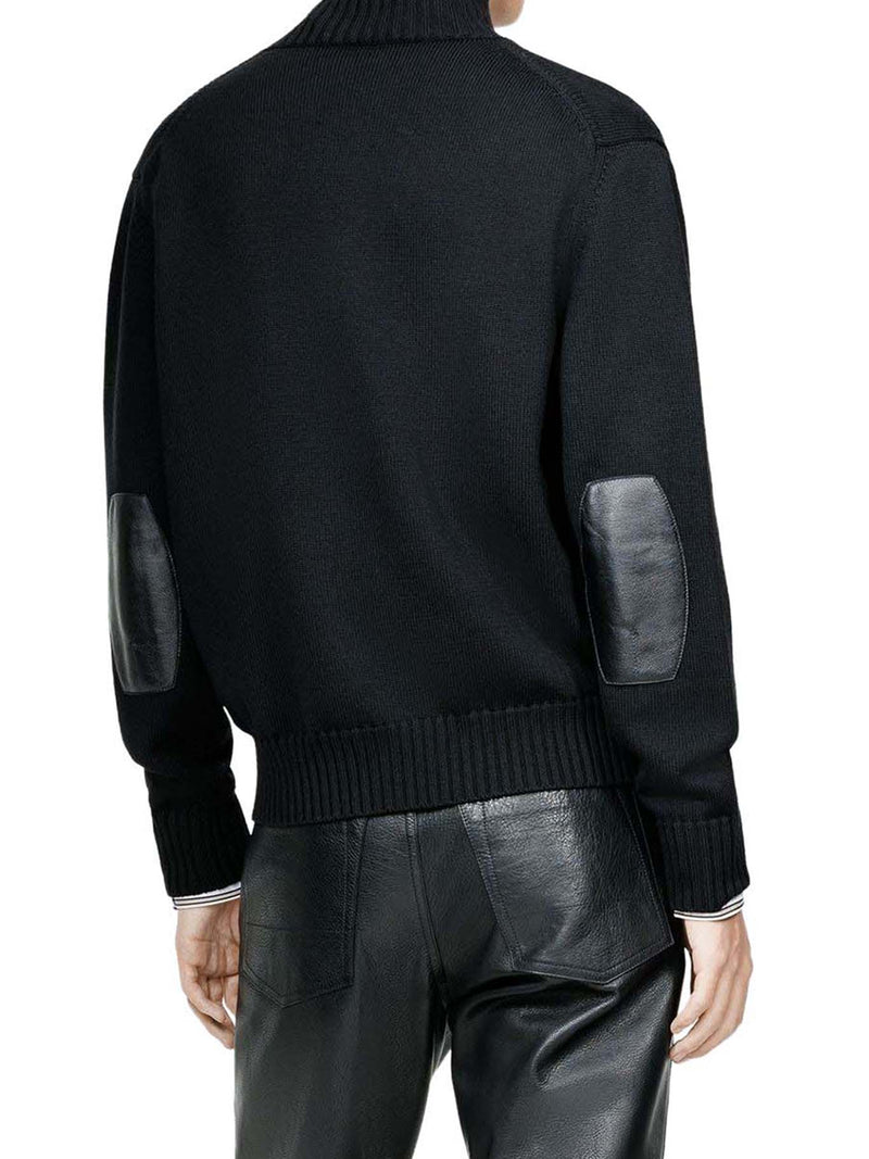 ZIP-UP CARDIGAN IN MÉRINOS WOOL