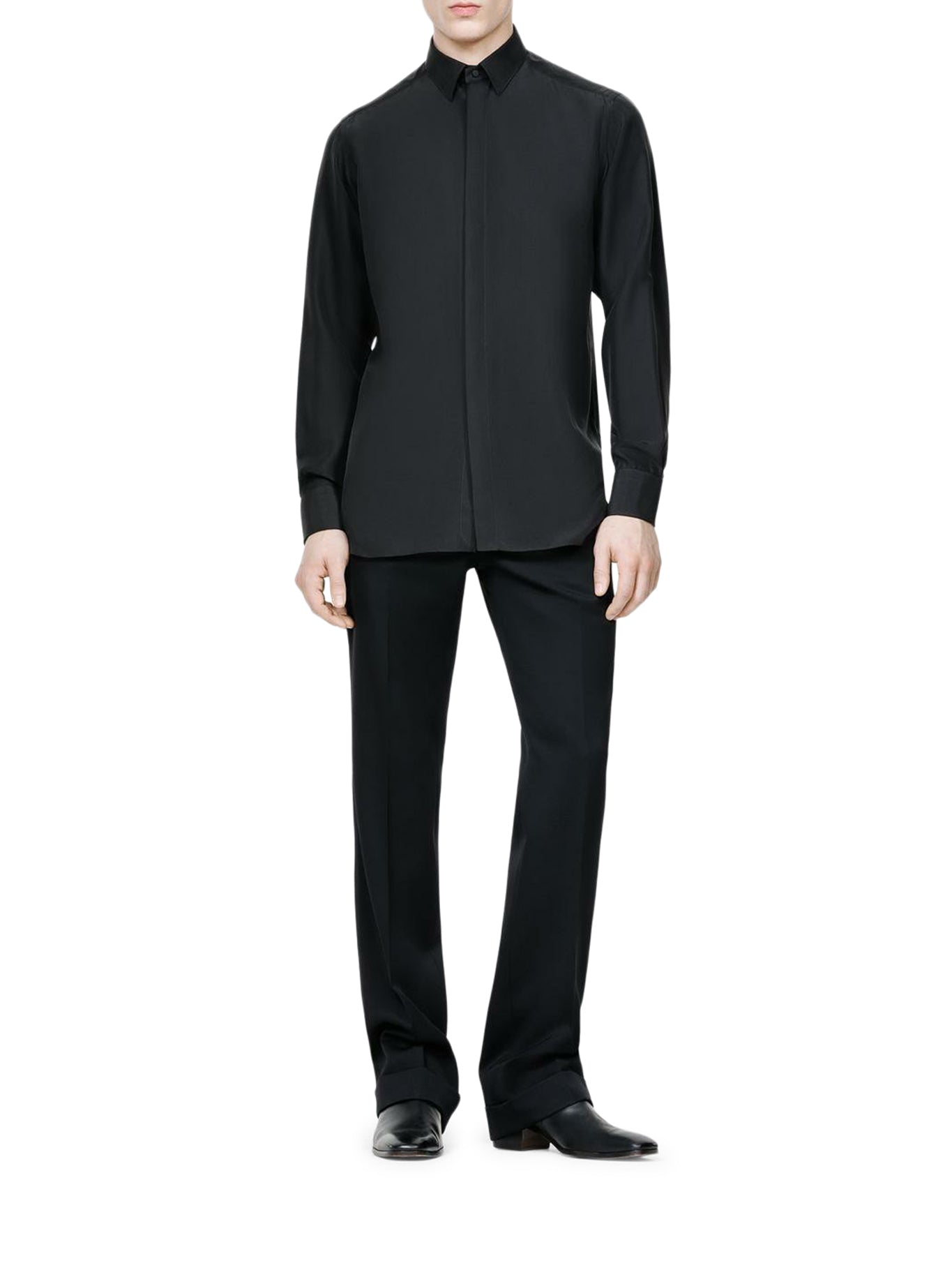 TOM FORD SILK CHARMEUSE SHIRT
