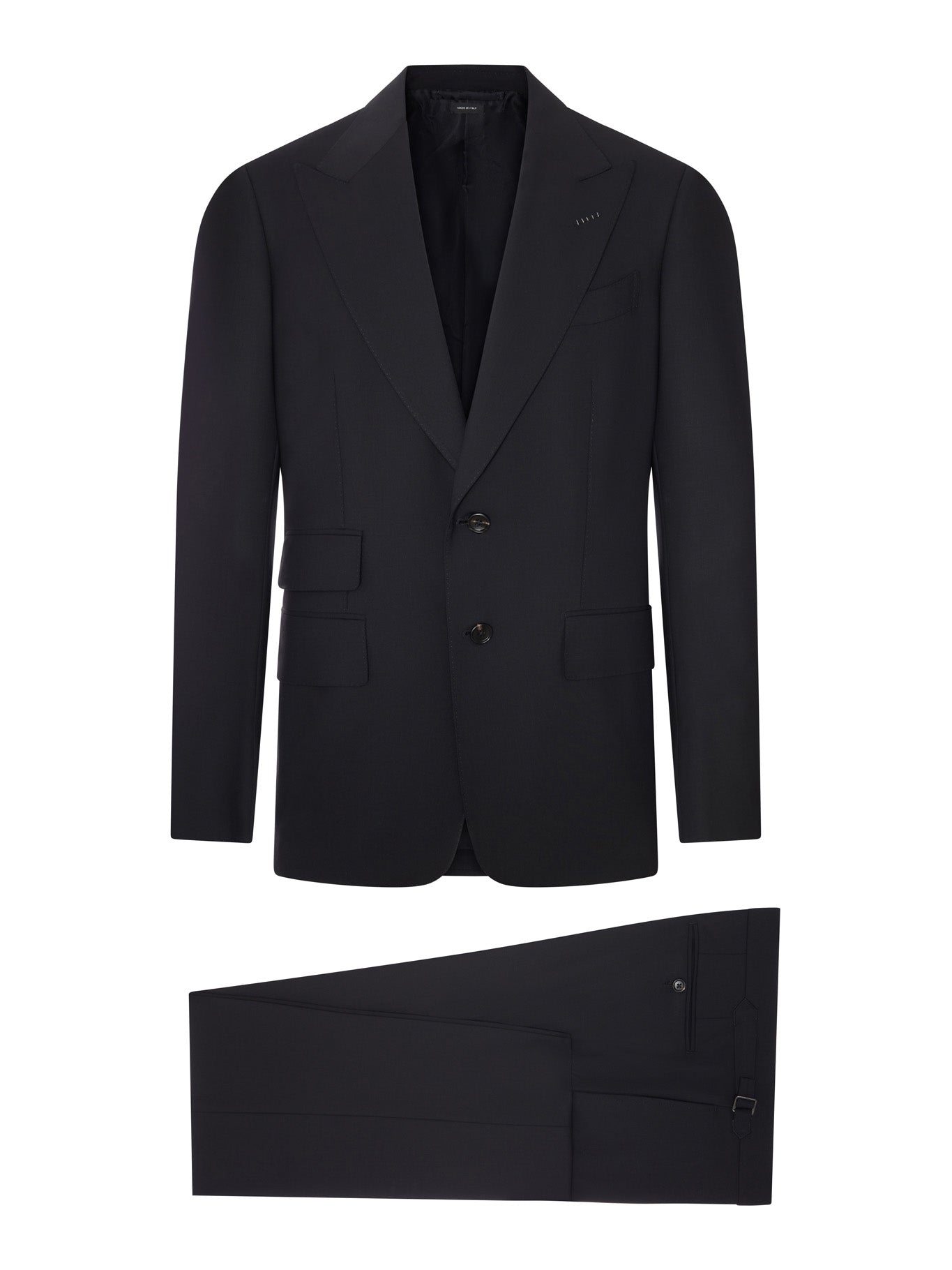 ROYAL LINE DOUBLE BREASTED SUIT IN CANNETÉ CREPE WOOL – Suit