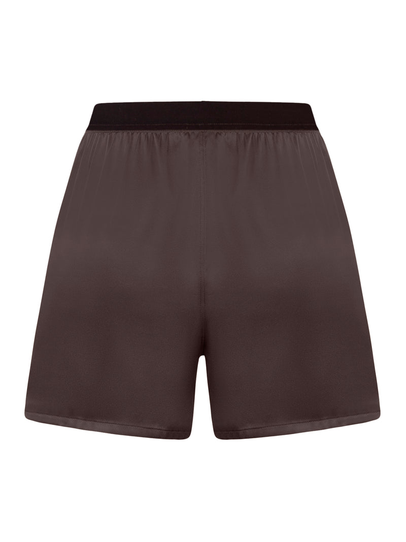 SILK SATIN SHORTS