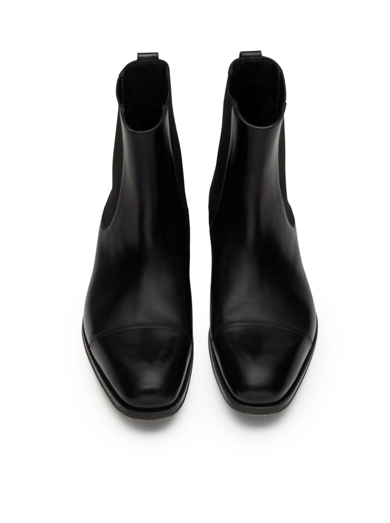 BURNISHED LEATHER EDGAR CHELSEA BOOT
