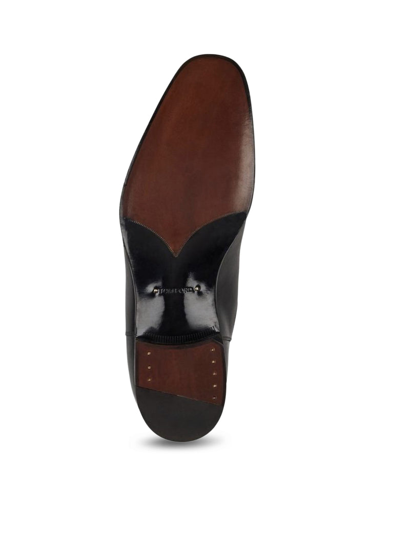 BURNISHED LEATHER EDGAR CHELSEA BOOT