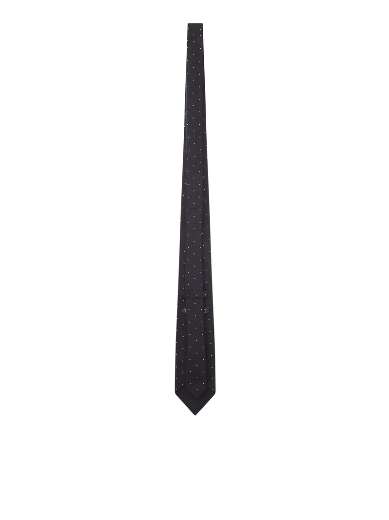 POLKA DOT SILK TIE
