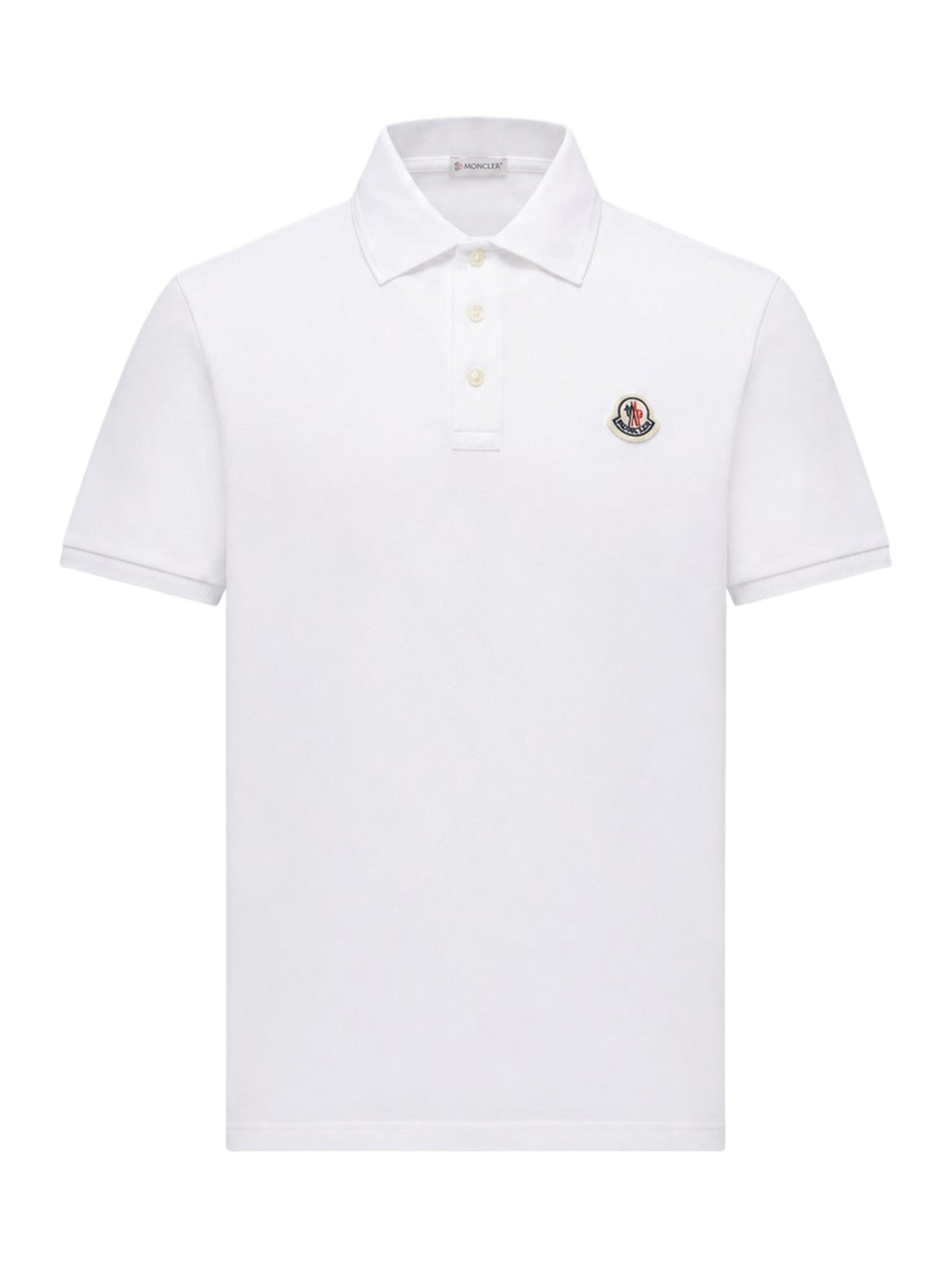 COTTON PIQUET POLO SHIRT WITH LOGO PATCH
