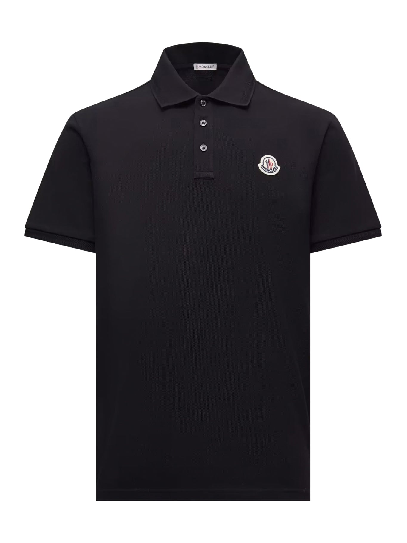 COTTON PIQUET POLO SHIRT WITH LOGO PATCH