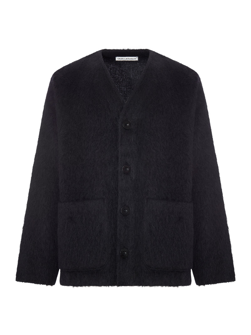 MOHAIR WOOL CARDIGAN