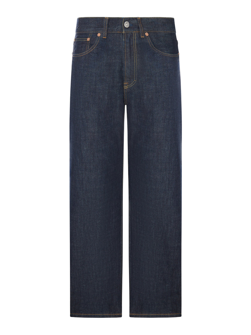 THIRD CUT JEANS IN COTTON DENIM