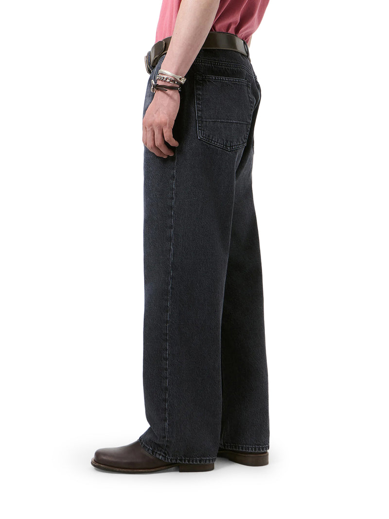 THIRD CUT JEANS IN COTTON DENIM