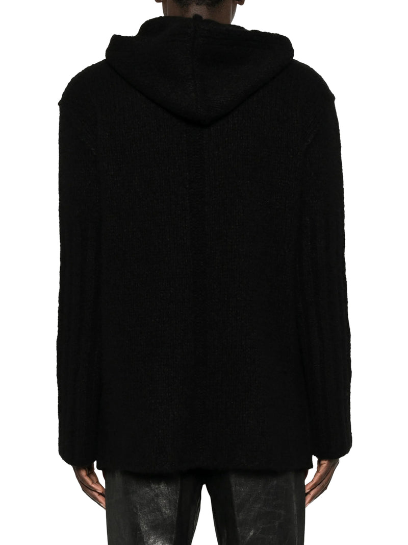 OVERSIZED HOODED SWEATER IN SOFT KNIT