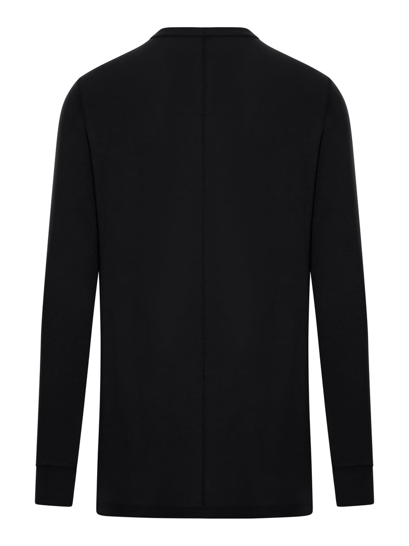 LONG-SLEEVED COTTON JERSEY T-SHIRT