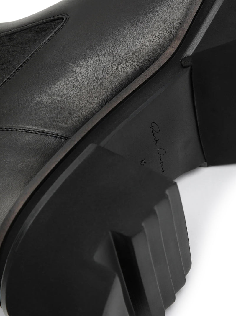 BOGUN BLACK LEATHER BOOTS