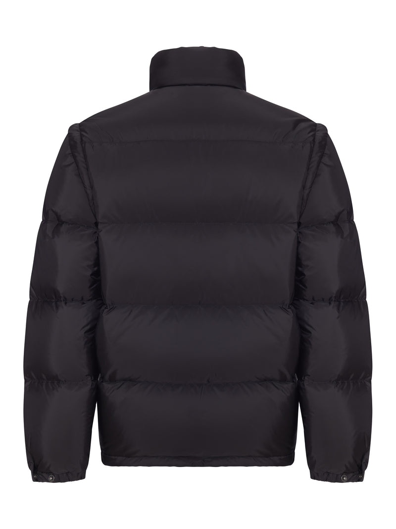 PADDED DOWN JACKET WITH TRIANGULAR LOGO