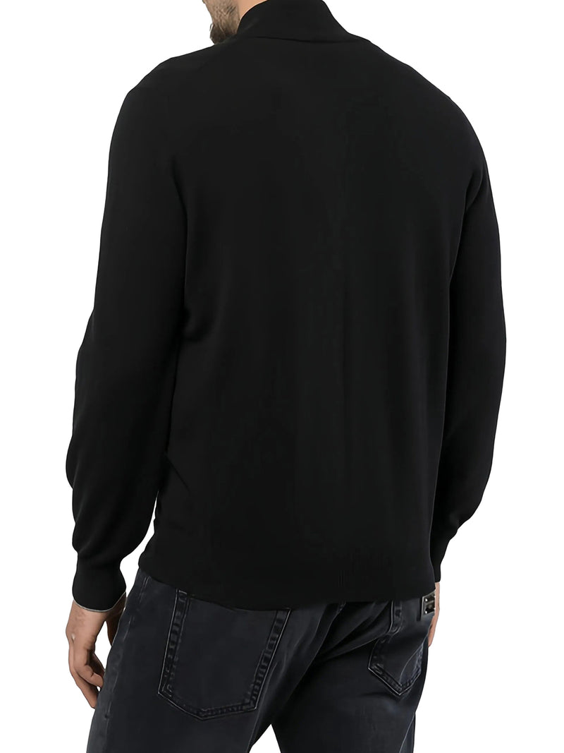 CASHMERE ZIP-UP CARDIGAN