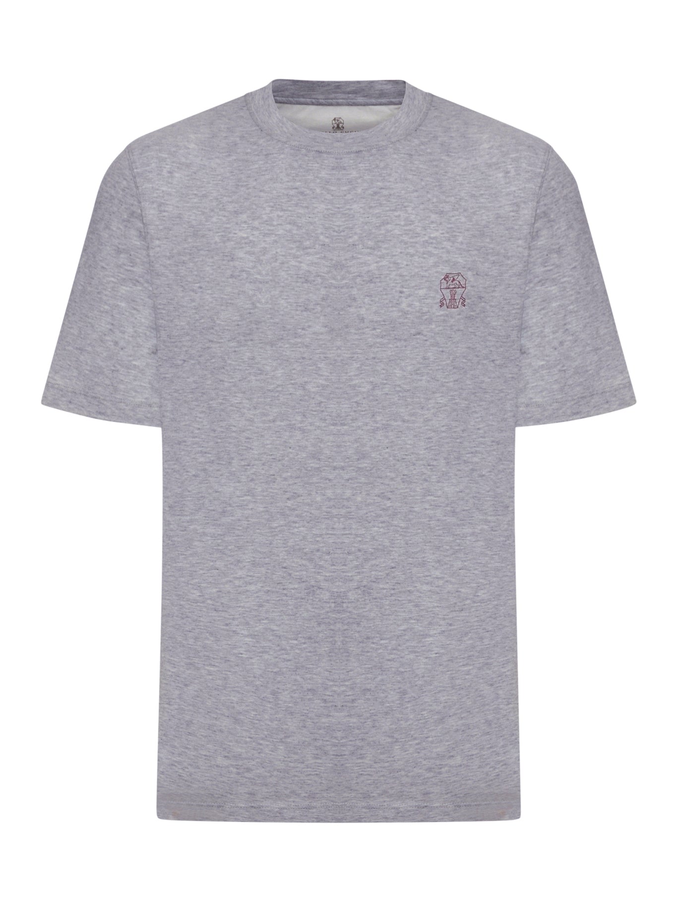 COTTON T-SHIRT WITH CONTRASTING LOGO PRINT