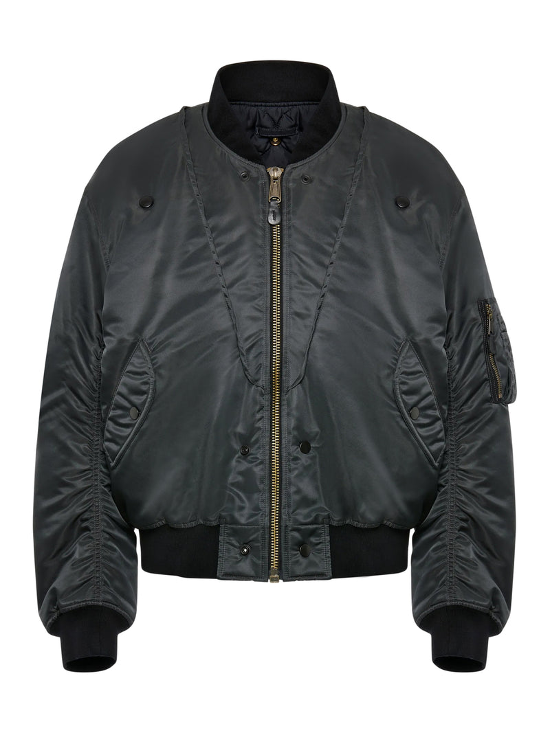 REVERSIBLE NYLON BOMBER