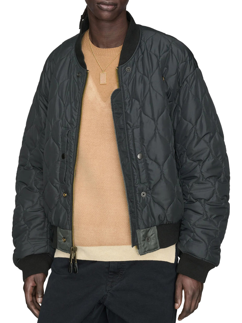 REVERSIBLE NYLON BOMBER