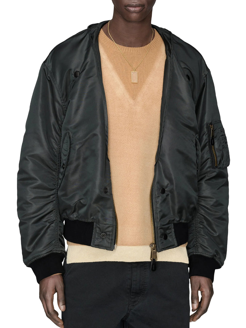 REVERSIBLE NYLON BOMBER