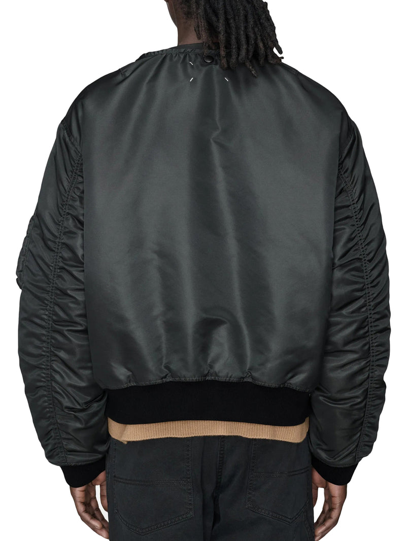 REVERSIBLE NYLON BOMBER
