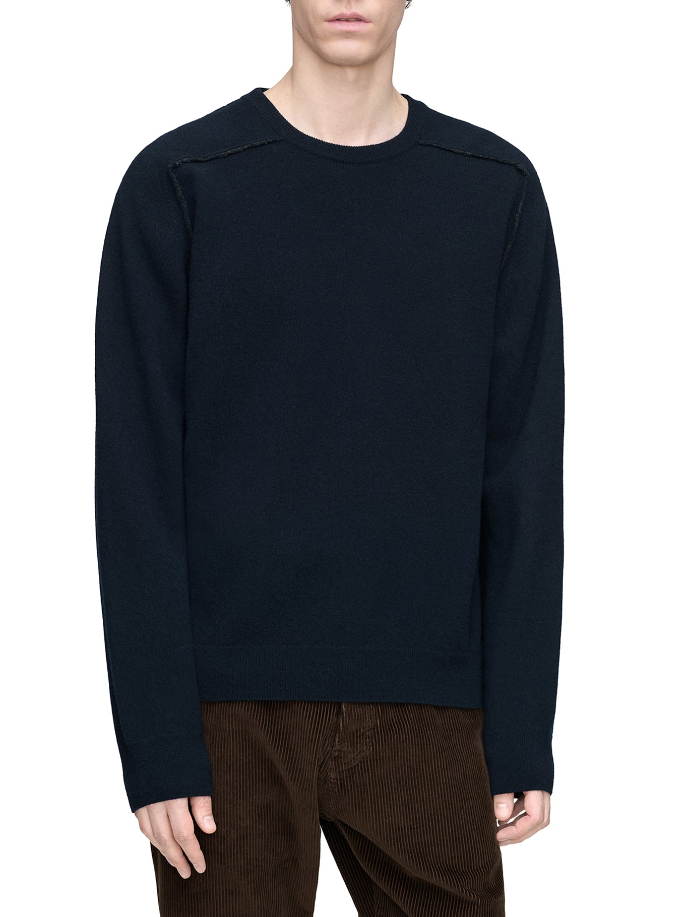 CREWNECK SWEATER IN VIRGIN WOOL