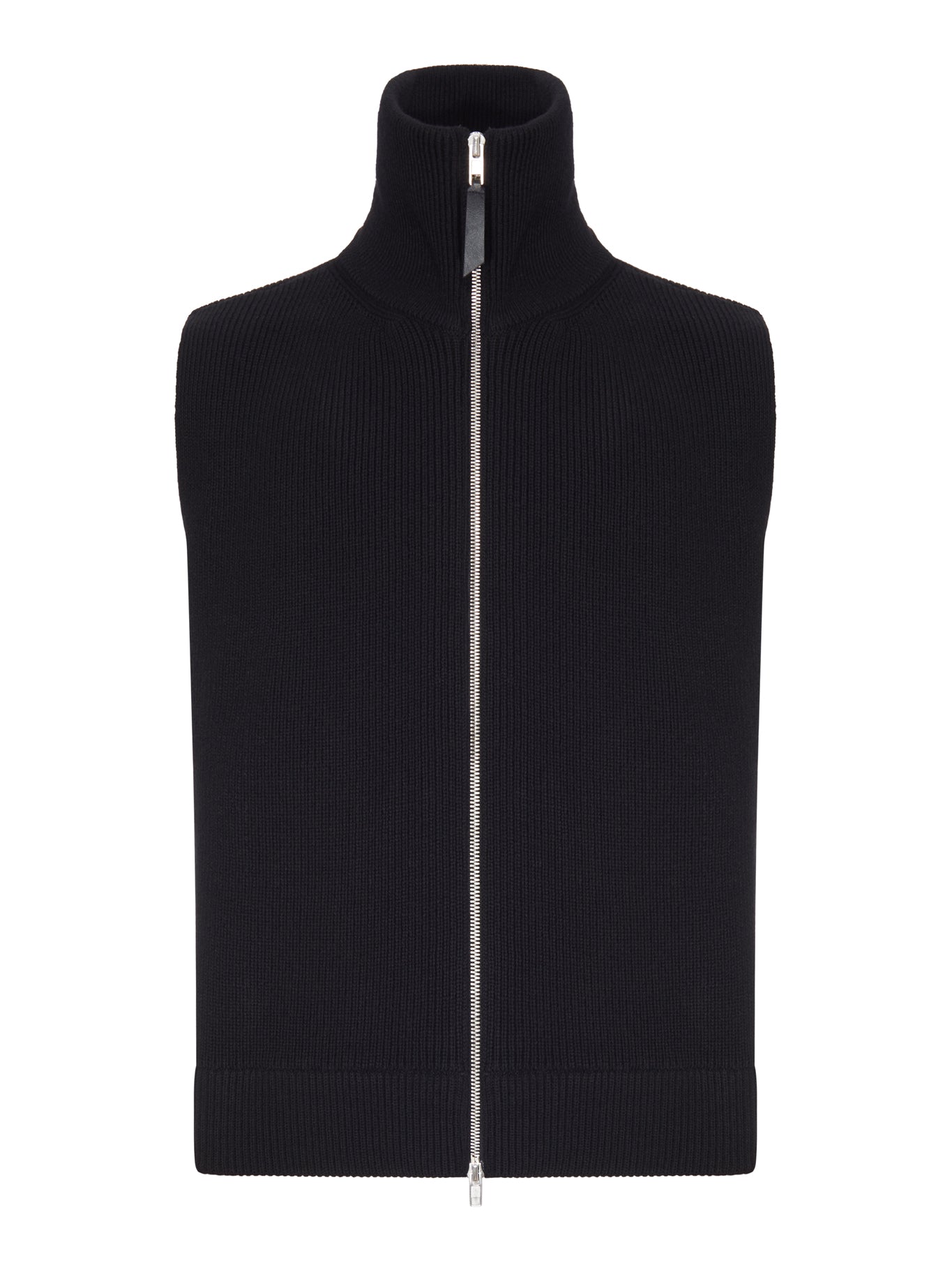 ZIP KNIT GILET