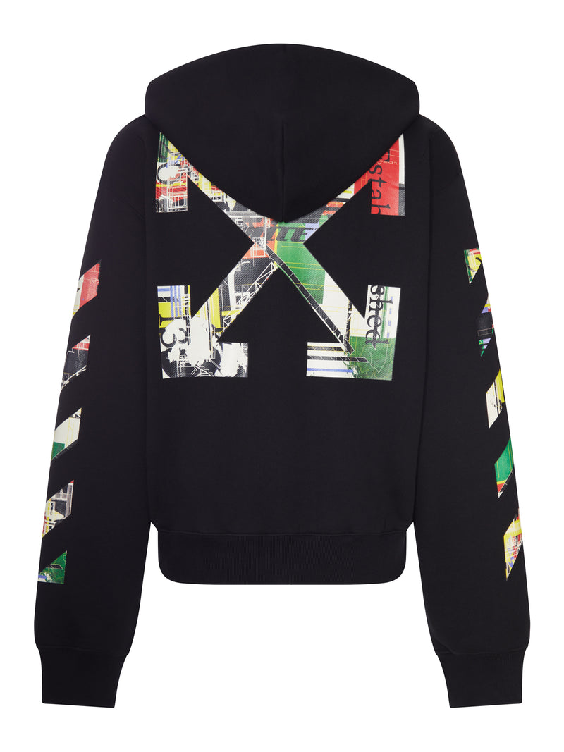 INDUSTRIAL ARROW ZIP-UP HOODIE