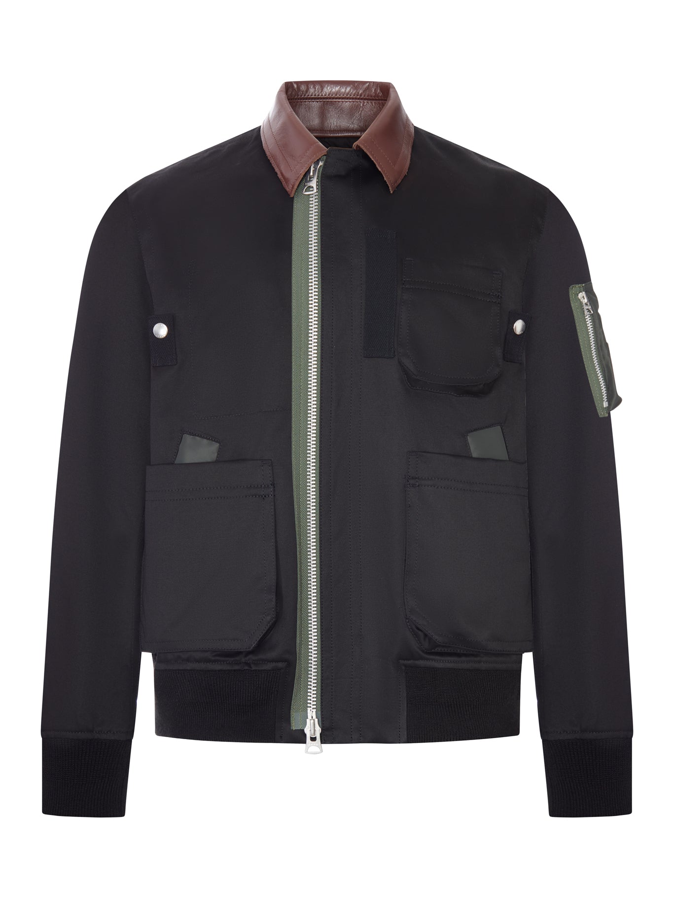 COTTON CHINO X NYLON TWILL BLOUSON – Suit Negozi Row