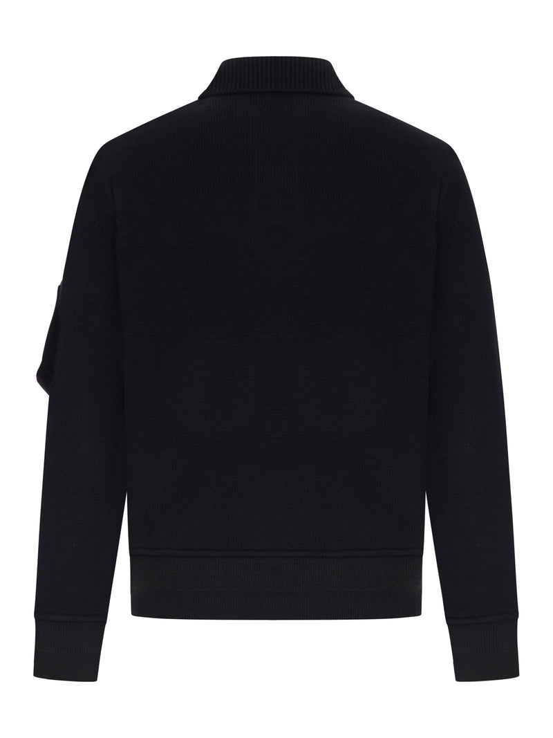 KNITTED POLO SHIRT WITH ZIP DETAIL