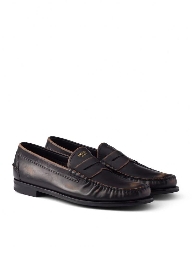 ANTIQUE LEATHER LOAFERS