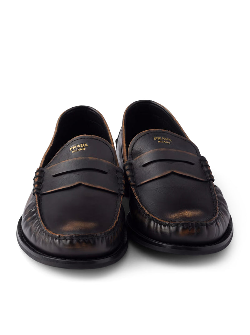 ANTIQUE LEATHER LOAFERS