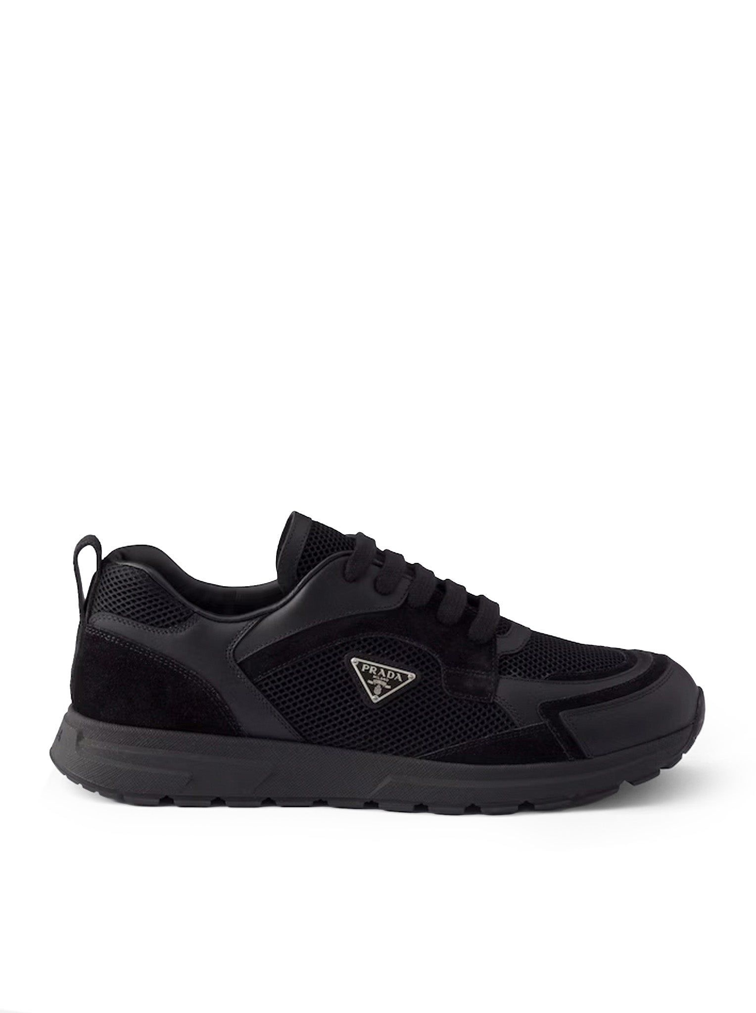 PRAX 01 SNEAKERS IN RE-NYLON AND BRUSHED LEATHER – Suit Negozi Row