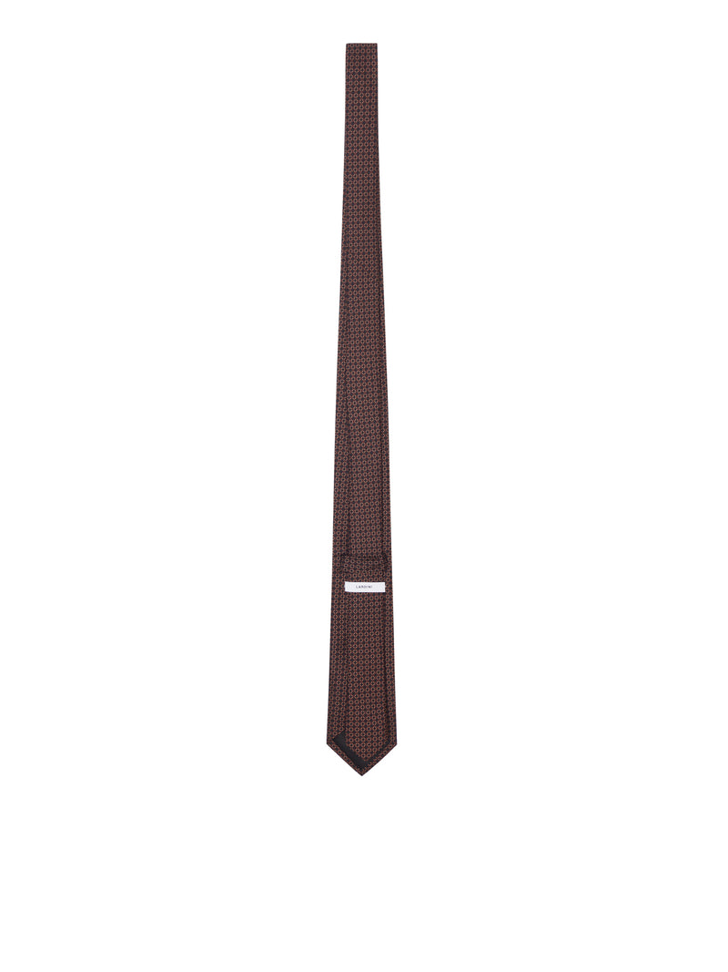 MICRO-PATTERNED SILK TIE