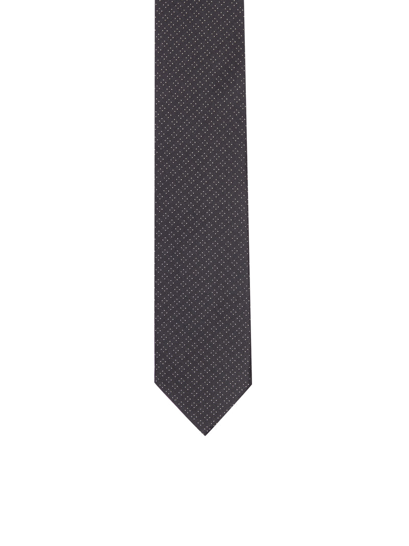 MICRO-PATTERNED SILK TIE