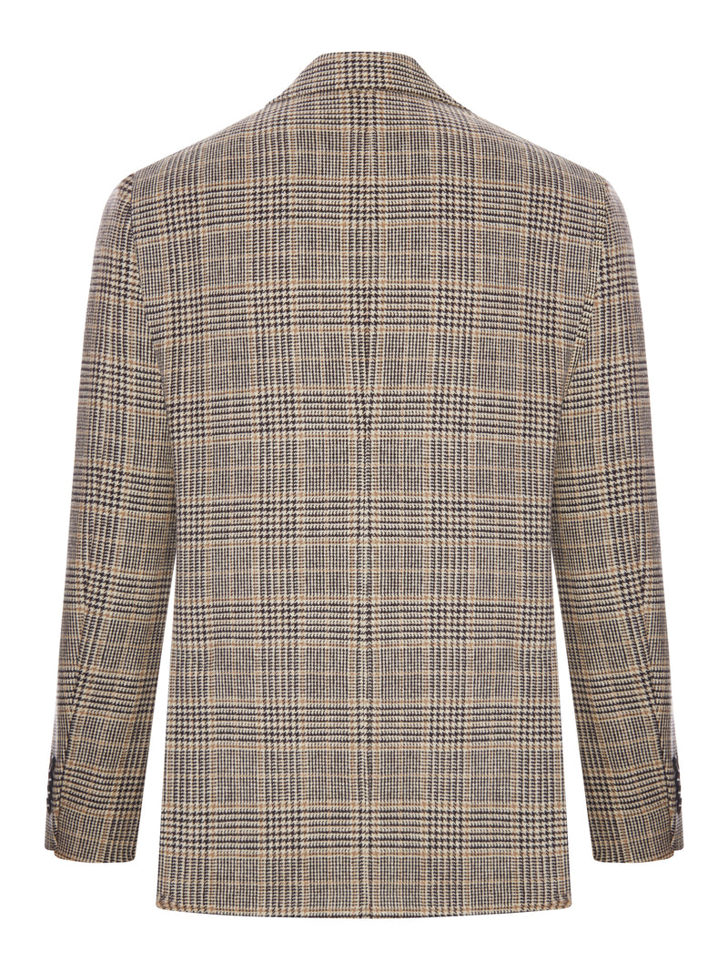 TAILORED SINGLE-BREASTED WOOL AND CASHMERE BLAZER