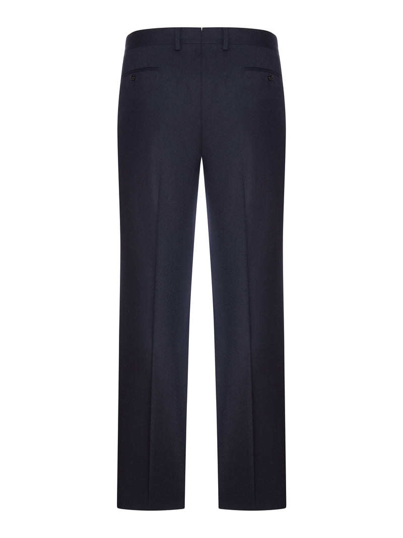 TAILORED WOOL AND CASHMERE TROUSERS