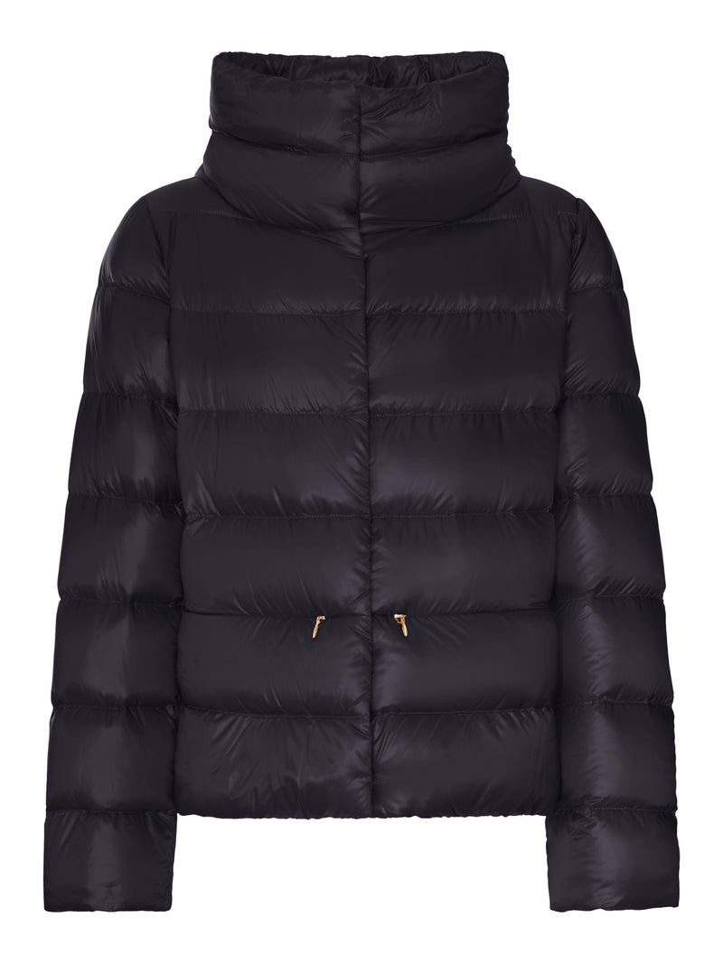 PADDED DOWN JACKET WITH A WRAP-AROUND COLLAR