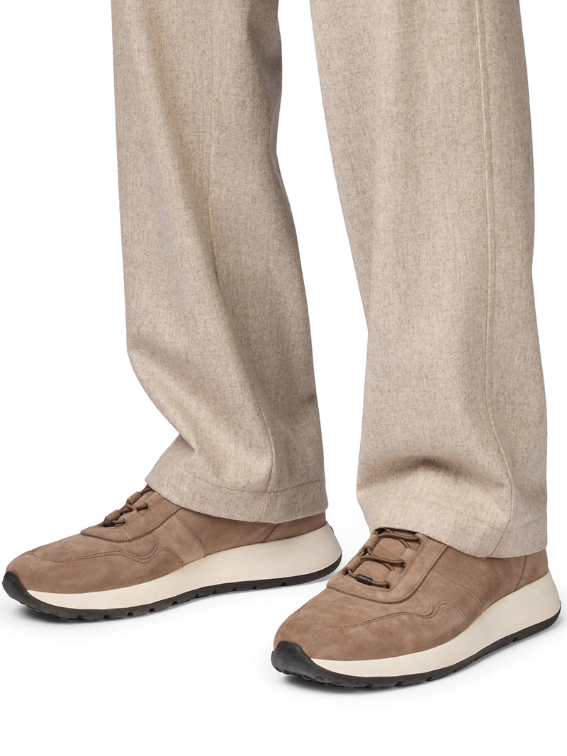 RED DOT SNEAKERS IN PASHMY SUEDE