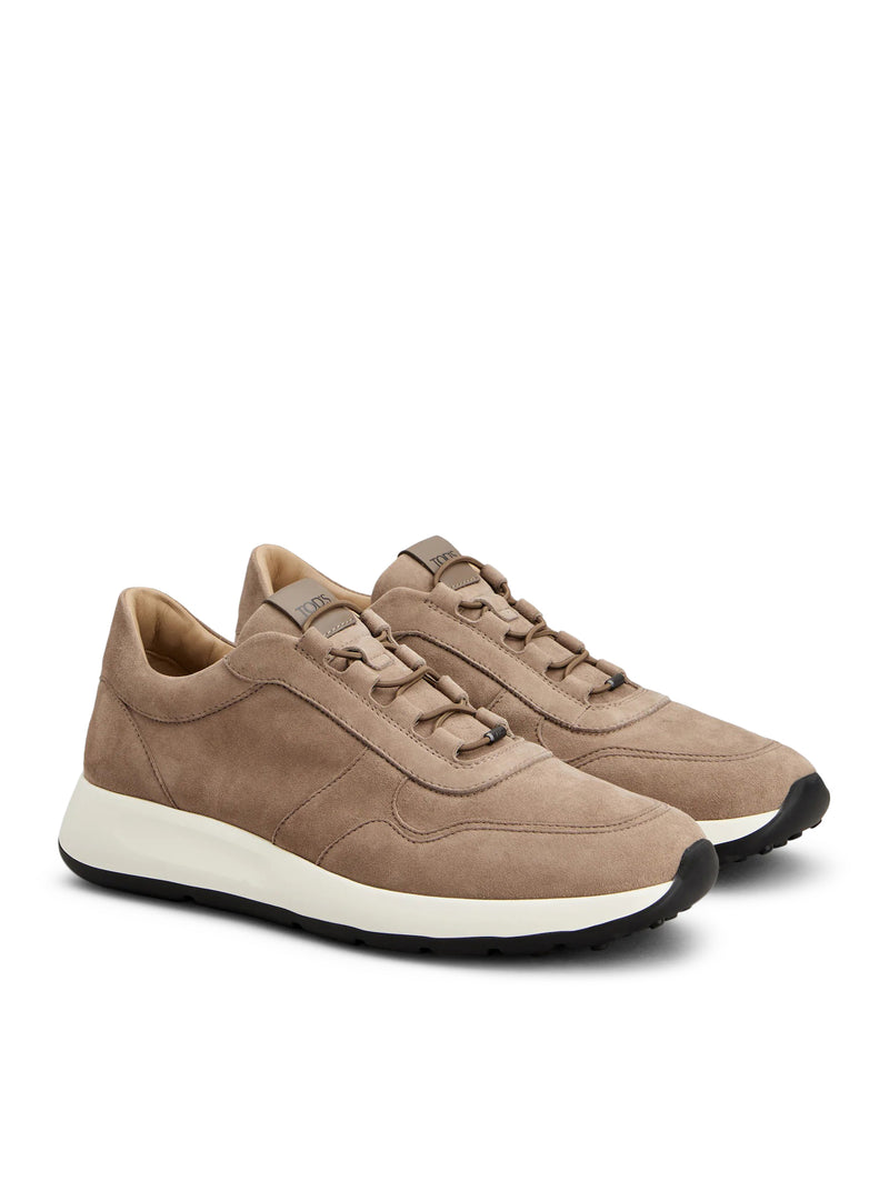 RED DOT SNEAKERS IN PASHMY SUEDE