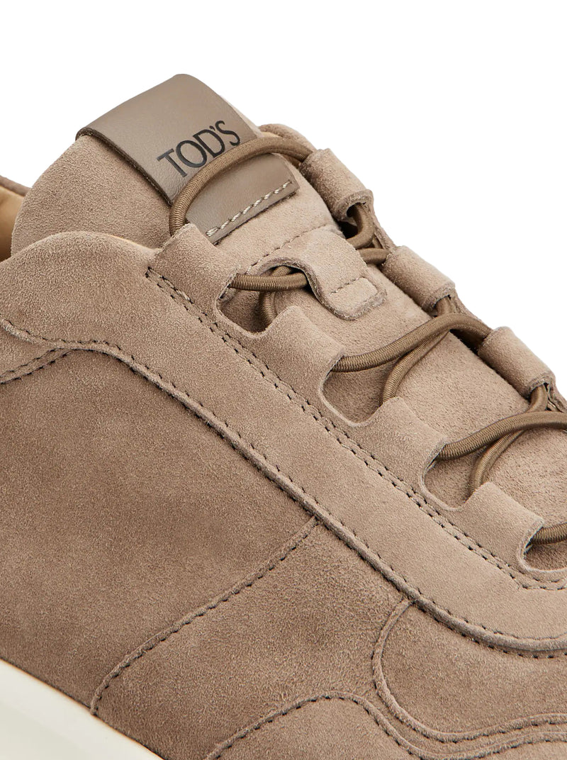 RED DOT SNEAKERS IN PASHMY SUEDE