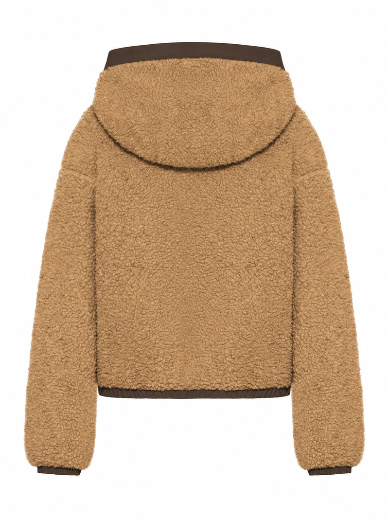 ALBERNI REVERSIBLE FLEECE BOMBER JACKET