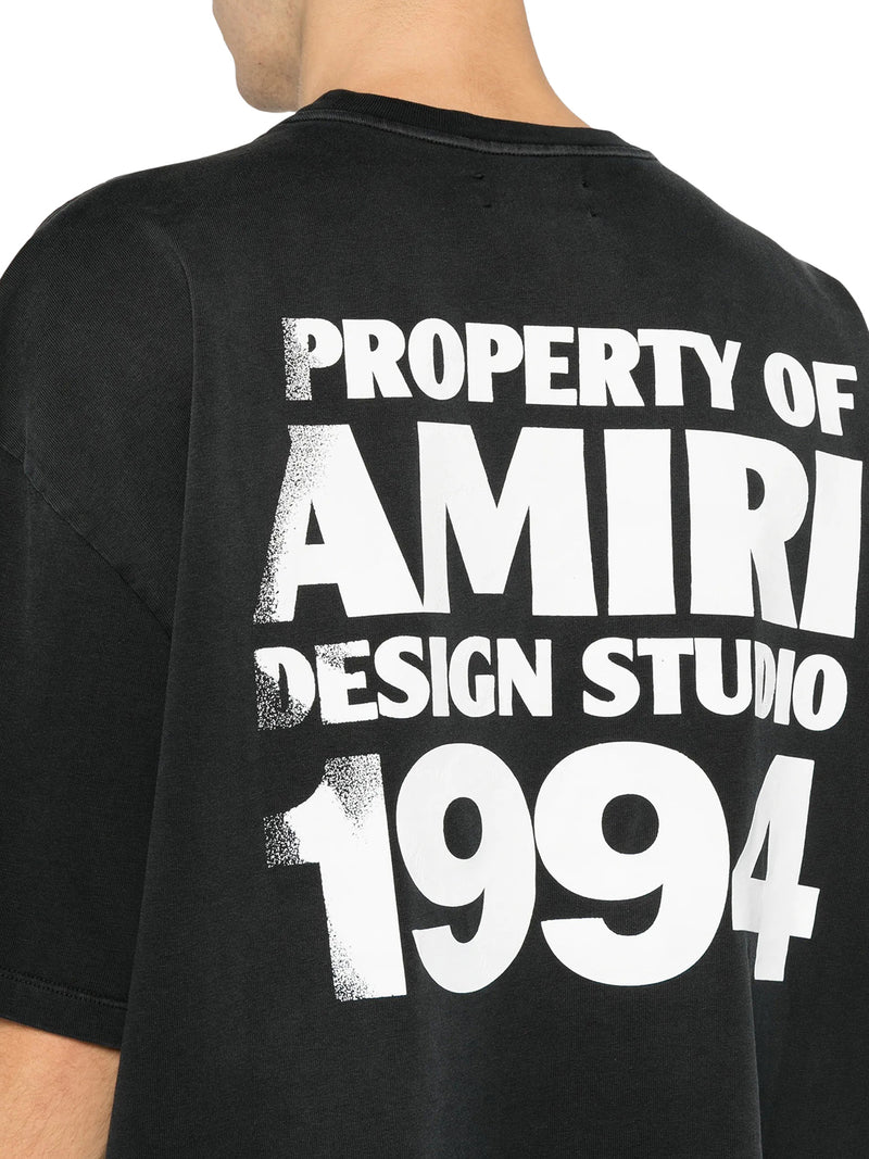 COTTON T-SHIRT WITH AMIRI 1994 PRINT