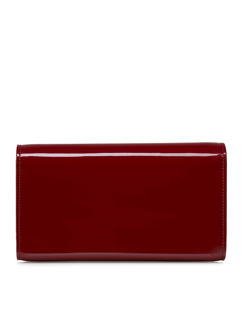 BETTINA WALLET WITH CHAIN IN PATENT CALFSKIN