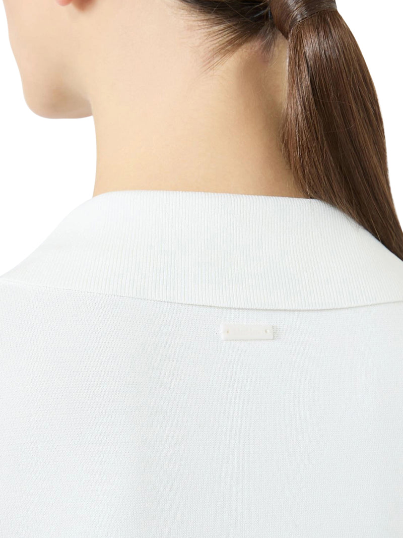 LONG VISCOSE CREPE SWEATER